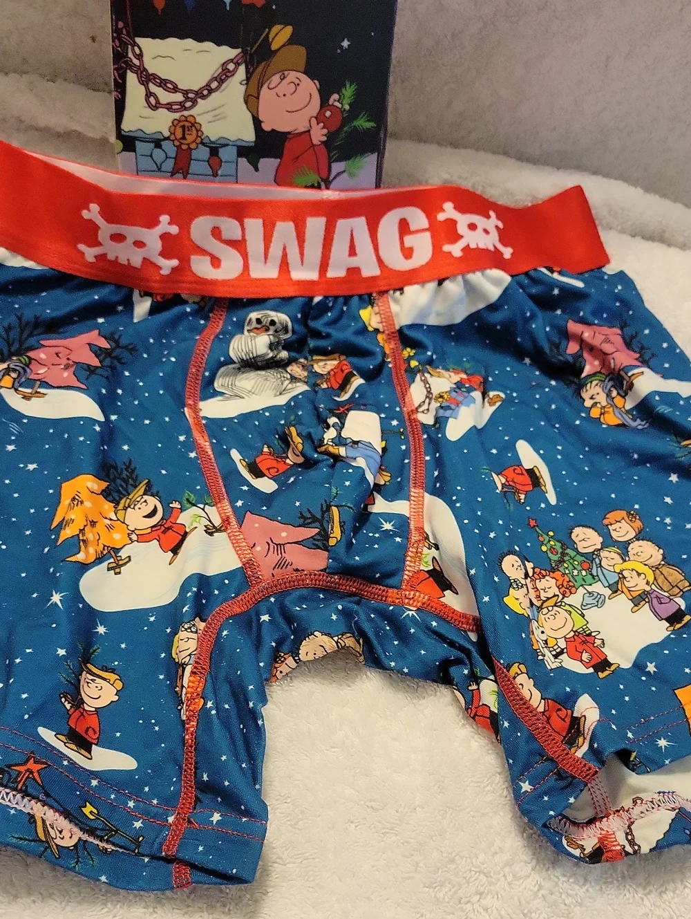 Charlie Brown Boxer Briefs S
